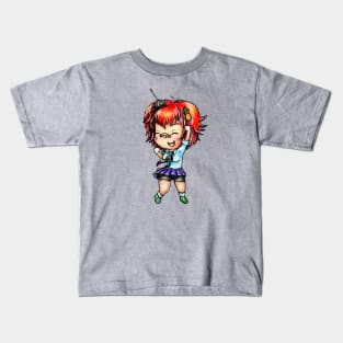 Chibi Kawaii Tomo Anime Girl Kids T-Shirt